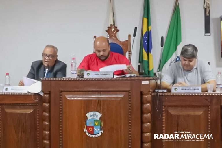 Sessão Ordinária Miracema – Câmara de Vereadores (07/04/2025)