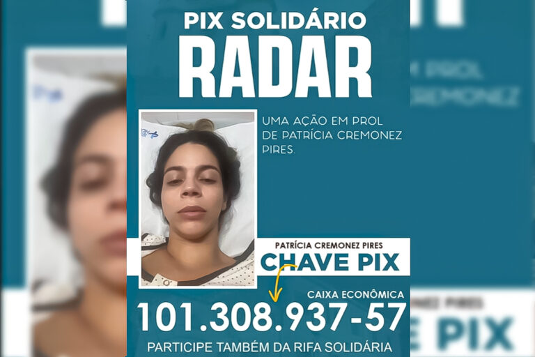 Patrícia atropelada por caminhão da Prefeitura segue internada sem apoio em Miracema